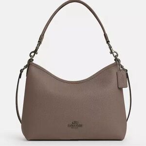 Coach Laurel Shoulder Bag Dark Stone!